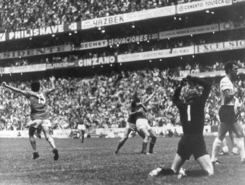 Messico 1970. Seminale Italia vs Germania Ovest 4-3, l&#39;esultanza dopo il gol di Rivera